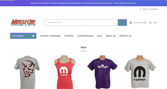 Desktop Screenshot of musclecarapparel.com